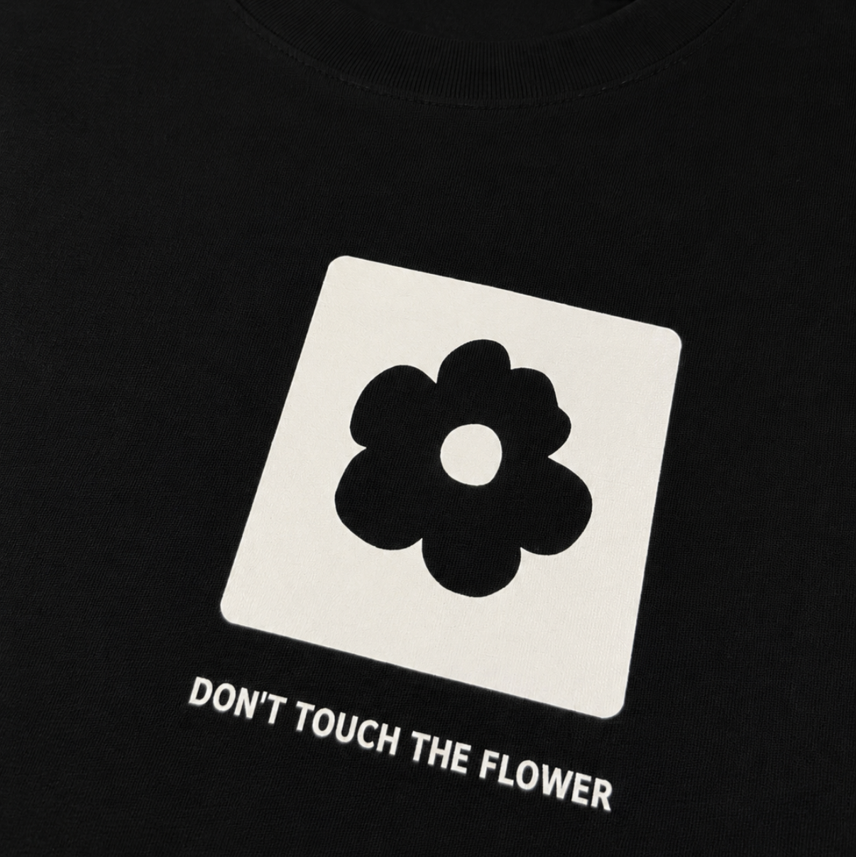 Toxic Flower Tee Black