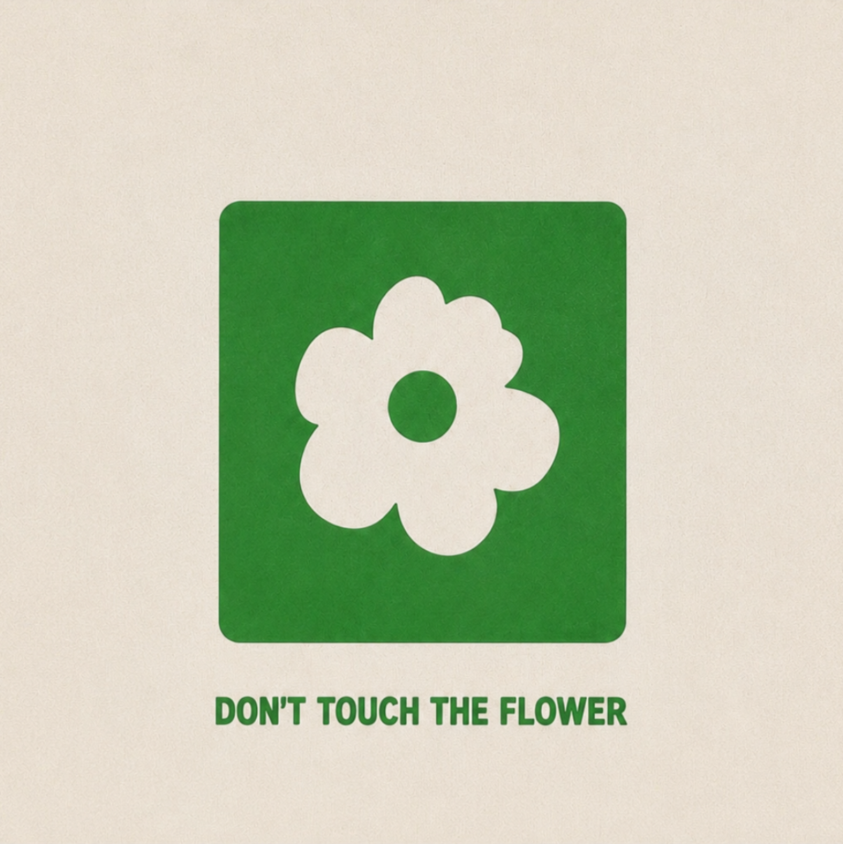 Toxic Flower Tee Naturel Raw